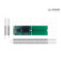 Фото #4 товара PCIe 3.0x2 M.2 NGFF Key B to SATA 3.0 6Gb / s converter - 2 ports - JMB585 - for Odyssey-X86J4105 - Seeedstudio 103990565