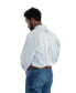 ფოტო #4 პროდუქტის Men's Flame Resistant Button Down Plaid Long Sleeve Work Shirt