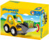PLAYMOBIL 1.2.3 6775 Wheel Loader, Lift/Lower, Shovel, with Tow Bar, Ages 1.5+ (Pack of 2)