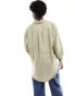 Фото #8 товара Cotton:On oversized shirt in khaki