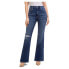 Jordache High Rise Flare Jeans Women's 16 Blue 100% Cotton 27” inseam Pull-On