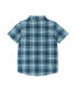 Toddler Boys / Blue Plaid Buttondown Shirt