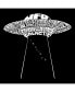 ფოტო #4 პროდუქტის Big Girl's Word Art T-shirt - Flying Saucer UFO