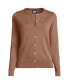 ფოტო #2 პროდუქტის Petite Fine Gauge Cotton Cardigan Sweater