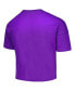 ფოტო #2 პროდუქტის Big Girls Purple Colorado Rockies Team Half Sleeve T-shirt