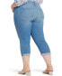 ფოტო #4 პროდუქტის Plus Size Chloe Capri Jeans