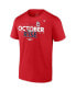 Фото #3 товара Men's Red St. Louis Cardinals 2022 Postseason Locker Room T-shirt