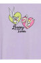 Фото #2 товара LCW Kids Bisiklet Yaka Bugs Bunny Baskılı Kısa Kollu Kız Çocuk Tişört