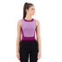 ICEBREAKER Zone Knit Cropped sleeveless T-shirt Purple Gaze / Go Berry / Cb, L - фото #2