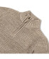 ფოტო #3 პროდუქტის Boys Organic Long Sleeve Half Zip Pullover Sweater, Infant