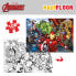 Фото #2 товара K3YRIDERS The Avengers Double Face To Color 108 Pieces Puzzle
