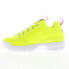Фото #8 товара Fila Disruptor II Premium 5XM01763-726 Womens Yellow Lifestyle Sneakers Shoes 10