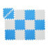Puzzlematte blau-weiß