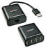 Фото #7 товара Разъемы и переходники Lindy USB 2.0 Cat.5 Extender 60m - 4 порта - USB 2.0 - RJ-45 - USB 2.0 - Чёрный - Металлический - 52 мм - 60 мм