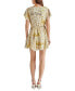 Фото #2 товара Women's Kirsty Flutter-Sleeve Mini Dress