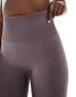 ASOS 4505 smooth seamless high waist gym legging in rosy brown