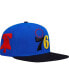 Фото #1 товара Men's Royal Philadelphia 76ers Any Condition Snapback Hat