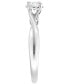 ფოტო #2 პროდუქტის Diamond Solitaire Engagement Ring (1/3 c.t. t.w.) in 14k White Gold