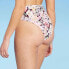 Women's High Leg High Waist Extra Cheeky Bikini Bottom - Shade & Shore™ Floral