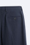 Фото #8 товара Костюмные брюки из ткани с узором «гусиная лапка» ZARA