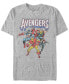 Фото #1 товара Marvel Men's Comic Collection Retro Earths Mightiest Heroes Short Sleeve T-Shirt