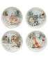 Winter's Walk 16 Piece Dinnerware Set