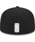 Фото #5 товара Men's Black Milwaukee Bucks Color Pack 59FIFTY Fitted Hat