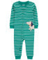 Фото #1 товара Toddler 1-Piece Dog 100% Snug Fit Cotton Footless Pajamas 3T