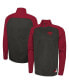 ფოტო #1 პროდუქტის Men's Black Tampa Bay Buccaneers Combine Authentic O-Line Raglan Half-Zip Jacket