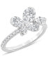 Lab Grown Diamond Pear, Marquise & Round Flower Ring (2 ct. t.w.) in 14k White Gold