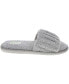 Фото #2 товара Women's Chenille Ruche Slide Slippers