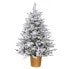 Christmas Tree Golden Polyethylene Snowfall 82 x 82 x 120 cm