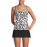 ფოტო #7 პროდუქტის Women's DD-Cup Square Neck Underwire Tankini Swimsuit Top Adjustable Straps