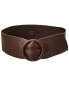 J.Mclaughlin Port Leather Belt Women's Brown M/L