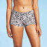 Women's Swim Boyshorts - All in Motion™ Cream Animal Print size XL 16-18