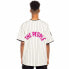 GRIMEY Day Dreamer Stripes Baseball short sleeve v neck T-shirt