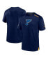 Men's Navy St. Louis Blues Authentic Pro Performance T-shirt