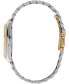 ფოტო #2 პროდუქტის Women's Bejeweled Two-Tone Stainless Steel Watch 34mm