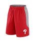 Men's Red/Gray Philadelphia Phillies Go Hard Shorts Red, Gray, 3XL - фото #2