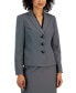 ფოტო #3 პროდუქტის Women's Notch-Collar Pencil Skirt Suit