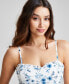 Фото #3 товара Women's Sweetheart-Neck Sleeveless Woven Bodysuit, Created for Macy's