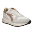 Фото #2 товара Diadora Venus Iris Dirty Metallic Lace Up Womens White Sneakers Casual Shoes 17