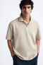 TEXTURED POLO SHIRT