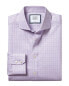 Фото #1 товара Charles Tyrwhitt Non-Iron Puppytooth Check Slim Fit Shirt Men's