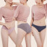 Фото #4 товара Neione Period Underwear Menstruation Underwear for Women Girls Brazilian Briefs with High Leg Cut