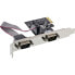 Фото #2 товара Longshine Controller PCIe 2x Seriell RS232 - Modem - PCI-Express