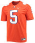 Men's #5 Orange Clemson Tigers Game Jersey