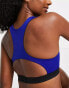 Фото #4 товара Dorina waverly non padded reversible bralette bikini top in black and cobalt blue