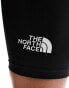 The North Face Flex logo legging shorts in black