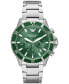 ფოტო #1 პროდუქტის Men's Chronograph Stainless Steel Bracelet Watch 43mm